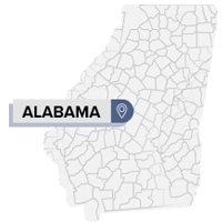 Alabama Chat Lines Map