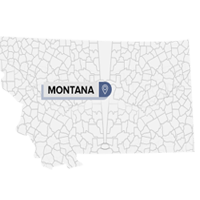 Montana Chat Lines Map