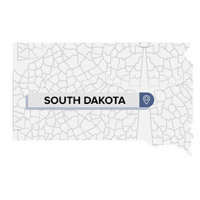 South Dakota Chat Lines Map