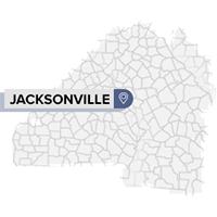 Jacksonville Chat Lines Map