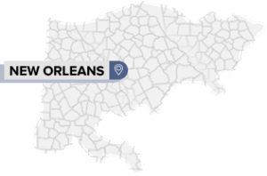 New Orleans Chat Lines Map