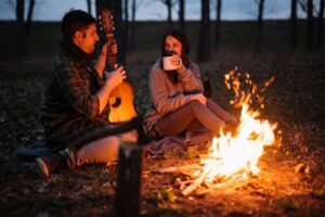 Campfire During Christmas 2023 by Chatlines Couple