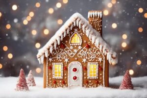 Gingerbread House for Christmas Decorations